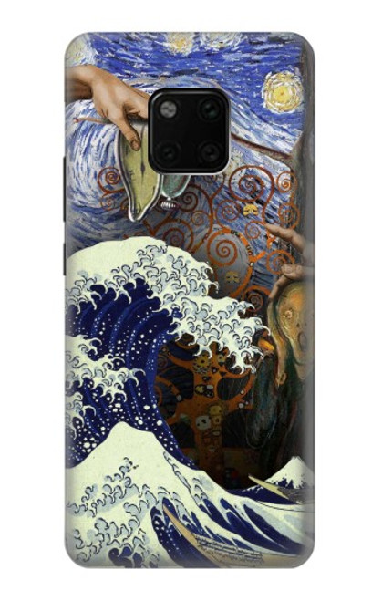 S3851 World of Art Van Gogh Hokusai Da Vinci Hülle Schutzhülle Taschen für Huawei Mate 20 Pro