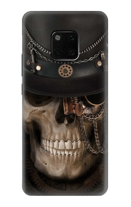 S3852 Steampunk Skull Hülle Schutzhülle Taschen für Huawei Mate 20 Pro