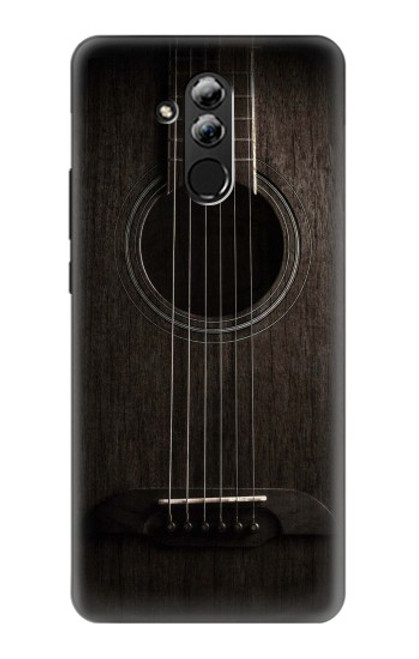 S3834 Old Woods Black Guitar Hülle Schutzhülle Taschen für Huawei Mate 20 lite