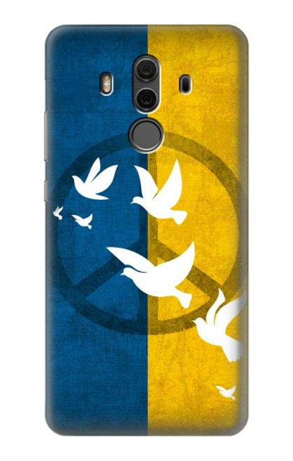 S3857 Peace Dove Ukraine Flag Hülle Schutzhülle Taschen für Huawei Mate 10 Pro, Porsche Design