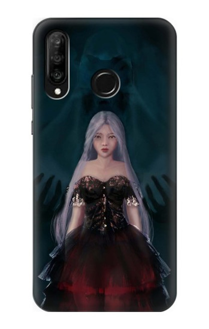 S3847 Lilith Devil Bride Gothic Girl Skull Grim Reaper Hülle Schutzhülle Taschen für Huawei P30 lite