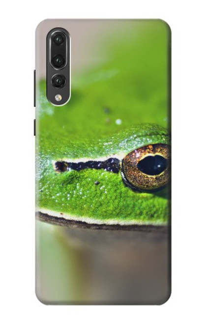 S3845 Green frog Hülle Schutzhülle Taschen für Huawei P20 Pro