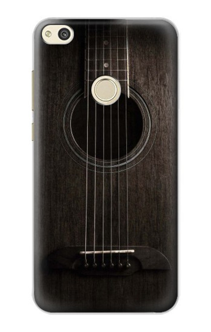 S3834 Old Woods Black Guitar Hülle Schutzhülle Taschen für Huawei P8 Lite (2017)