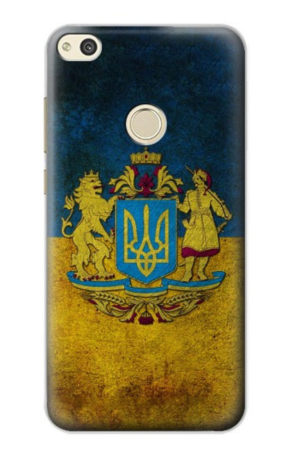 S3858 Ukraine Vintage Flag Hülle Schutzhülle Taschen für Huawei P8 Lite (2017)