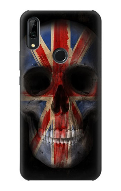 S3848 United Kingdom Flag Skull Hülle Schutzhülle Taschen für Huawei P Smart Z, Y9 Prime 2019