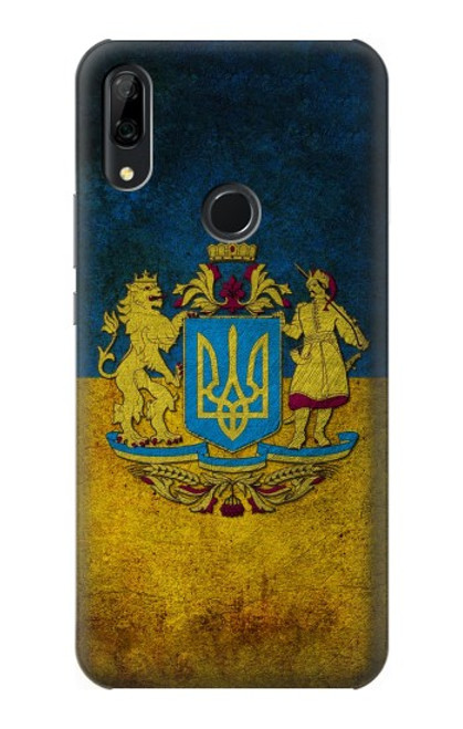 S3858 Ukraine Vintage Flag Hülle Schutzhülle Taschen für Huawei P Smart Z, Y9 Prime 2019