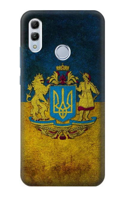 S3858 Ukraine Vintage Flag Hülle Schutzhülle Taschen für Huawei Honor 10 Lite, Huawei P Smart 2019