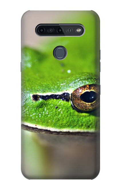 S3845 Green frog Hülle Schutzhülle Taschen für LG K51S