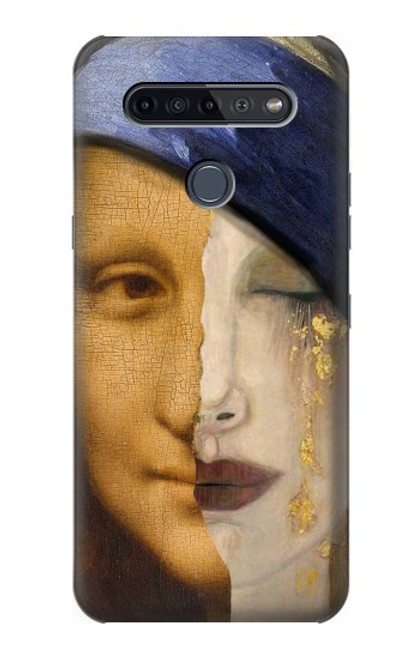 S3853 Mona Lisa Gustav Klimt Vermeer Hülle Schutzhülle Taschen für LG K51S
