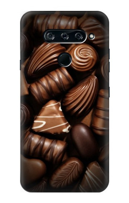 S3840 Dark Chocolate Milk Chocolate Lovers Hülle Schutzhülle Taschen für LG V40, LG V40 ThinQ