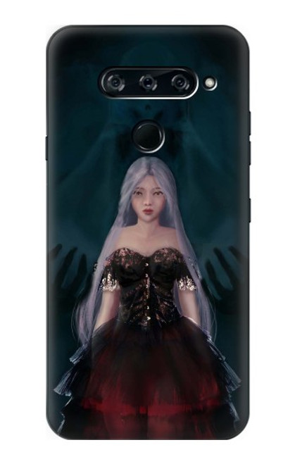 S3847 Lilith Devil Bride Gothic Girl Skull Grim Reaper Hülle Schutzhülle Taschen für LG V40, LG V40 ThinQ