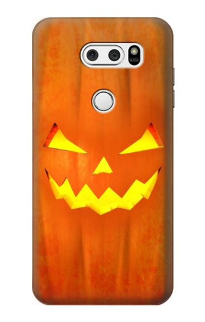 S3828 Pumpkin Halloween Hülle Schutzhülle Taschen für LG V30, LG V30 Plus, LG V30S ThinQ, LG V35, LG V35 ThinQ