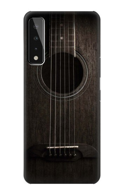 S3834 Old Woods Black Guitar Hülle Schutzhülle Taschen für LG Stylo 7 5G