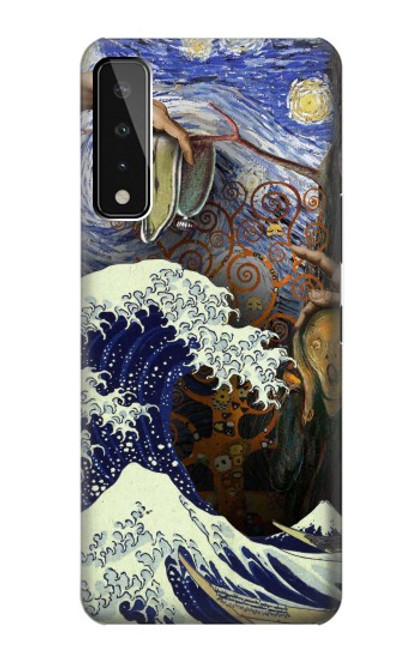 S3851 World of Art Van Gogh Hokusai Da Vinci Hülle Schutzhülle Taschen für LG Stylo 7 5G