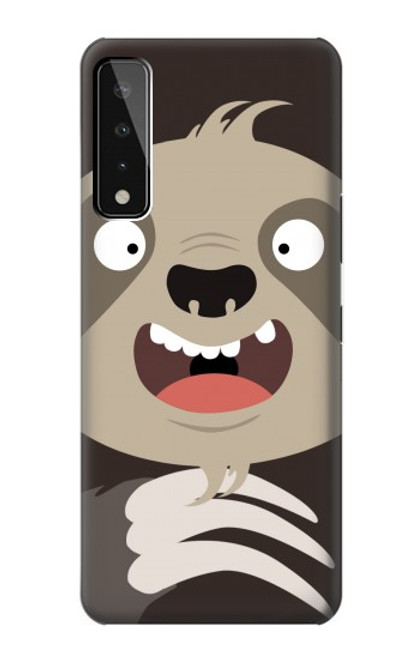 S3855 Sloth Face Cartoon Hülle Schutzhülle Taschen für LG Stylo 7 5G