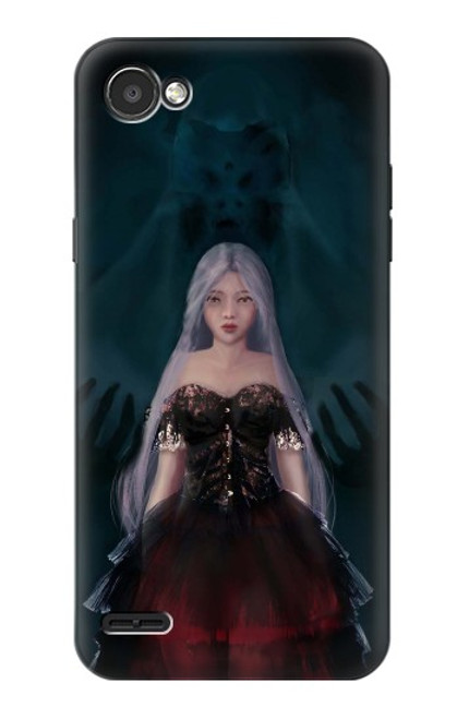 S3847 Lilith Devil Bride Gothic Girl Skull Grim Reaper Hülle Schutzhülle Taschen für LG Q6