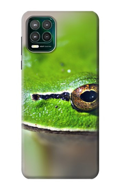 S3845 Green frog Hülle Schutzhülle Taschen für Motorola Moto G Stylus 5G