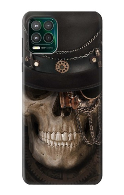 S3852 Steampunk Skull Hülle Schutzhülle Taschen für Motorola Moto G Stylus 5G