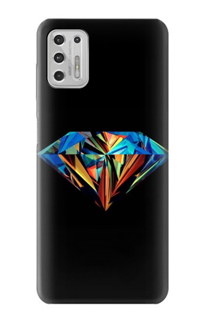 S3842 Abstract Colorful Diamond Hülle Schutzhülle Taschen für Motorola Moto G Stylus (2021)