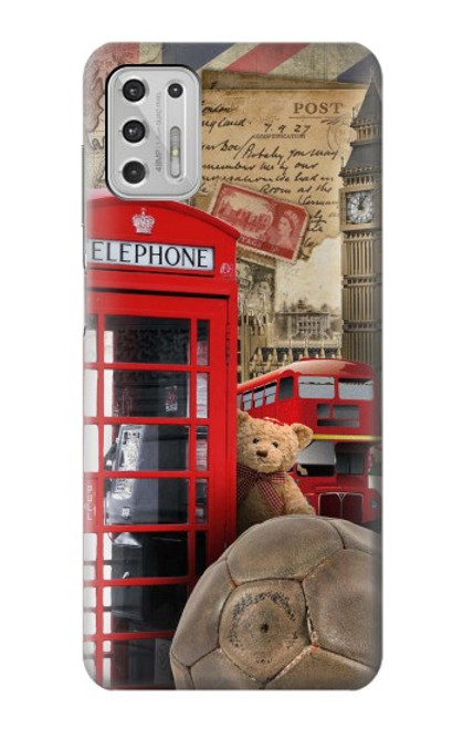 S3856 Vintage London British Hülle Schutzhülle Taschen für Motorola Moto G Stylus (2021)
