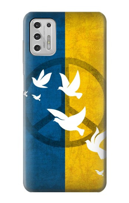 S3857 Peace Dove Ukraine Flag Hülle Schutzhülle Taschen für Motorola Moto G Stylus (2021)