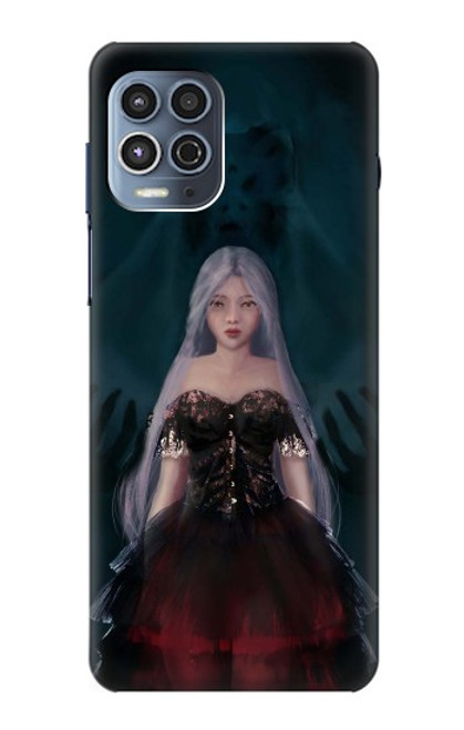 S3847 Lilith Devil Bride Gothic Girl Skull Grim Reaper Hülle Schutzhülle Taschen für Motorola Moto G100