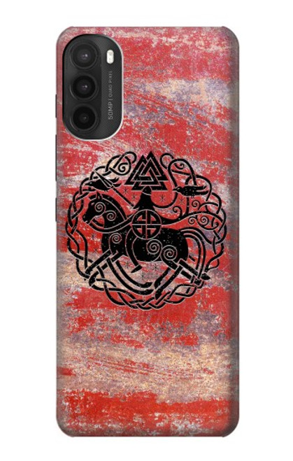 S3831 Viking Norse Ancient Symbol Hülle Schutzhülle Taschen für Motorola Moto G71 5G