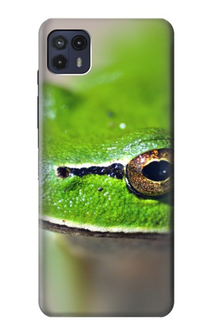 S3845 Green frog Hülle Schutzhülle Taschen für Motorola Moto G50 5G