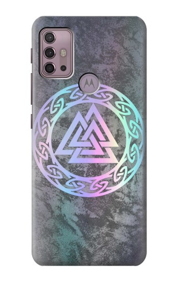 S3833 Valknut Odin Wotans Knot Hrungnir Heart Hülle Schutzhülle Taschen für Motorola Moto G30, G20, G10