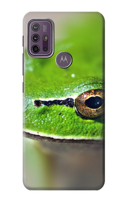 S3845 Green frog Hülle Schutzhülle Taschen für Motorola Moto G10 Power