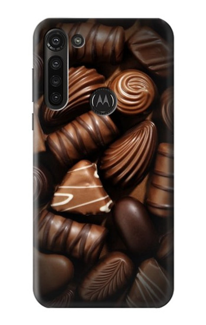 S3840 Dark Chocolate Milk Chocolate Lovers Hülle Schutzhülle Taschen für Motorola Moto G8 Power