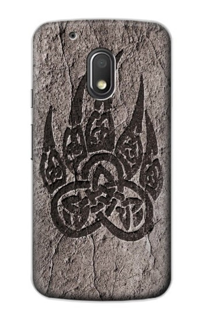 S3832 Viking Norse Bear Paw Berserkers Rock Hülle Schutzhülle Taschen für Motorola Moto G4 Play