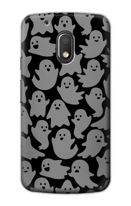 S3835 Cute Ghost Pattern Hülle Schutzhülle Taschen für Motorola Moto G4 Play