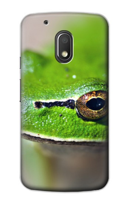 S3845 Green frog Hülle Schutzhülle Taschen für Motorola Moto G4 Play