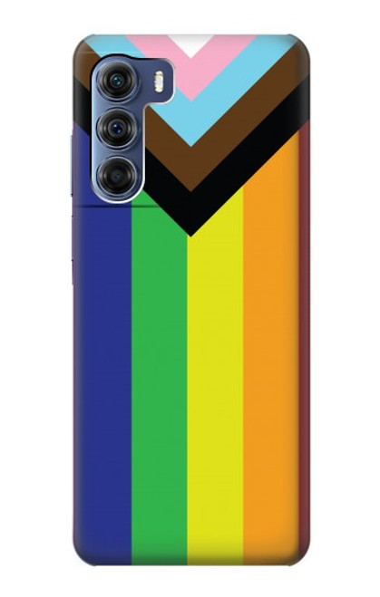 S3846 Pride Flag LGBT Hülle Schutzhülle Taschen für Motorola Edge S30