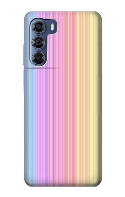 S3849 Colorful Vertical Colors Hülle Schutzhülle Taschen für Motorola Edge S30