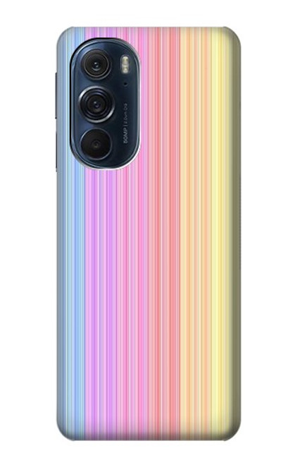 S3849 Colorful Vertical Colors Hülle Schutzhülle Taschen für Motorola Edge X30