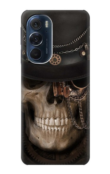 S3852 Steampunk Skull Hülle Schutzhülle Taschen für Motorola Edge X30