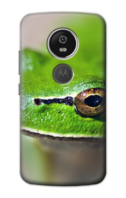 S3845 Green frog Hülle Schutzhülle Taschen für Motorola Moto E5 Plus