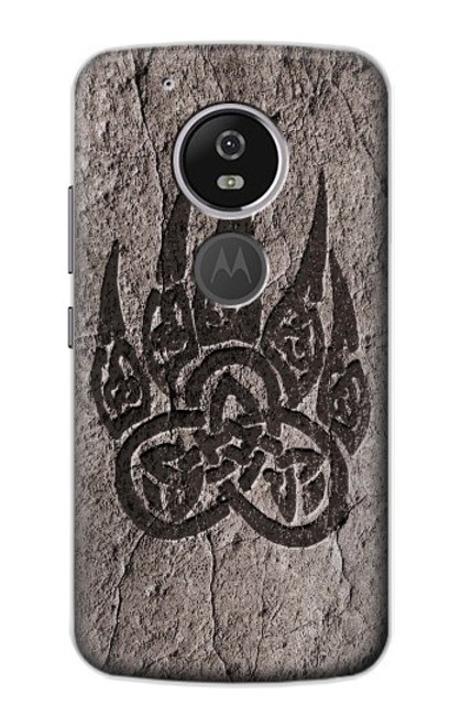 S3832 Viking Norse Bear Paw Berserkers Rock Hülle Schutzhülle Taschen für Motorola Moto G6 Play, Moto G6 Forge, Moto E5