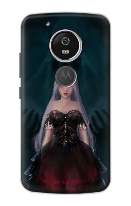 S3847 Lilith Devil Bride Gothic Girl Skull Grim Reaper Hülle Schutzhülle Taschen für Motorola Moto G6 Play, Moto G6 Forge, Moto E5