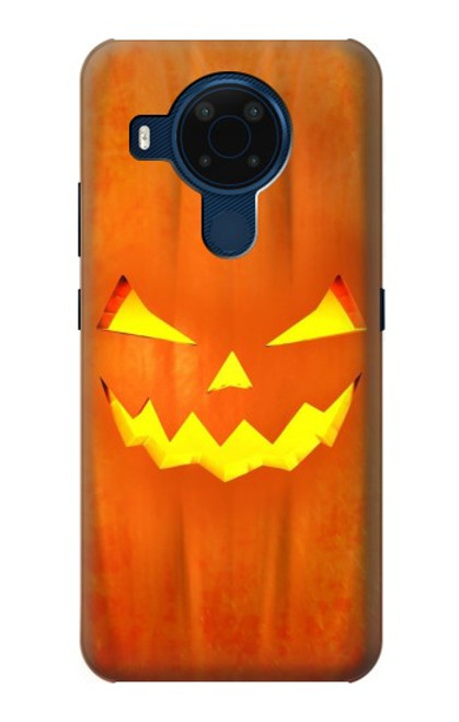 S3828 Pumpkin Halloween Hülle Schutzhülle Taschen für Nokia 5.4