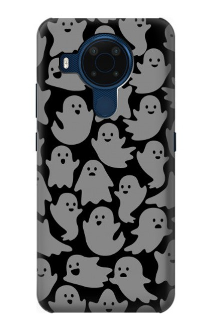 S3835 Cute Ghost Pattern Hülle Schutzhülle Taschen für Nokia 5.4