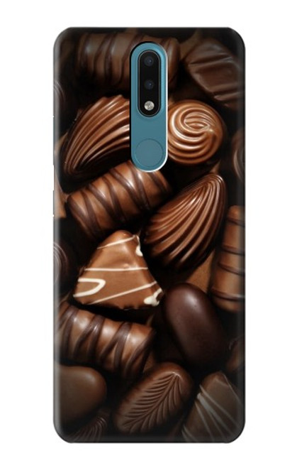 S3840 Dark Chocolate Milk Chocolate Lovers Hülle Schutzhülle Taschen für Nokia 2.4