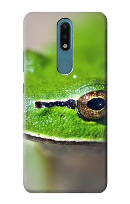 S3845 Green frog Hülle Schutzhülle Taschen für Nokia 2.4