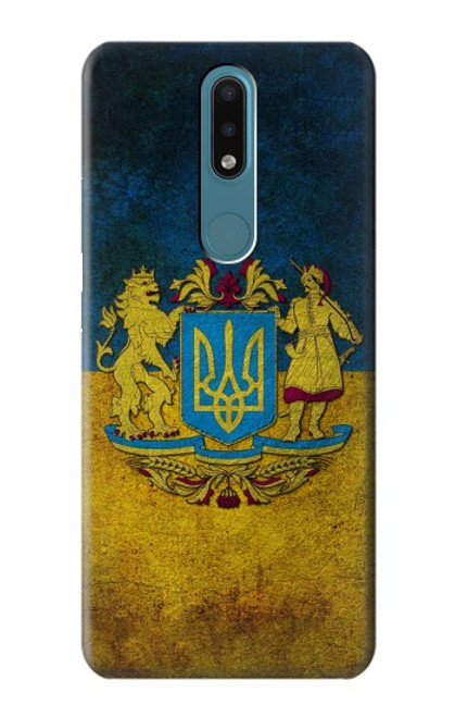 S3858 Ukraine Vintage Flag Hülle Schutzhülle Taschen für Nokia 2.4