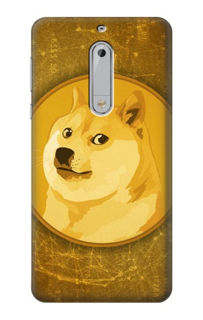 S3826 Dogecoin Shiba Hülle Schutzhülle Taschen für Nokia 5