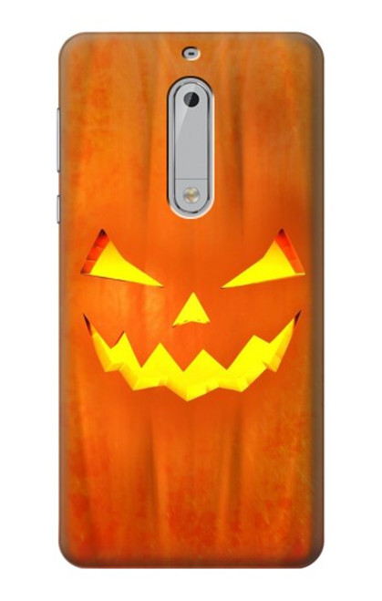 S3828 Pumpkin Halloween Hülle Schutzhülle Taschen für Nokia 5