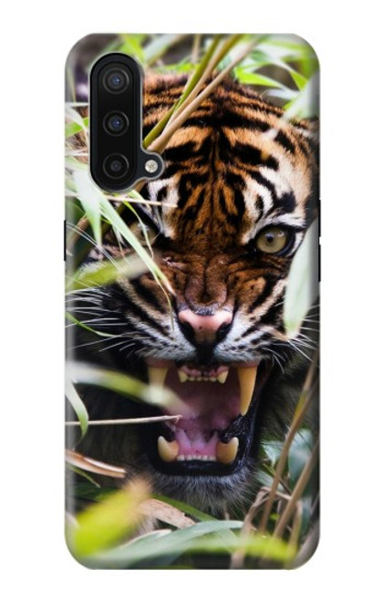 S3838 Barking Bengal Tiger Hülle Schutzhülle Taschen für OnePlus Nord CE 5G
