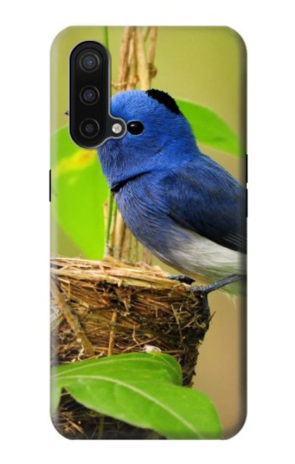S3839 Bluebird of Happiness Blue Bird Hülle Schutzhülle Taschen für OnePlus Nord CE 5G